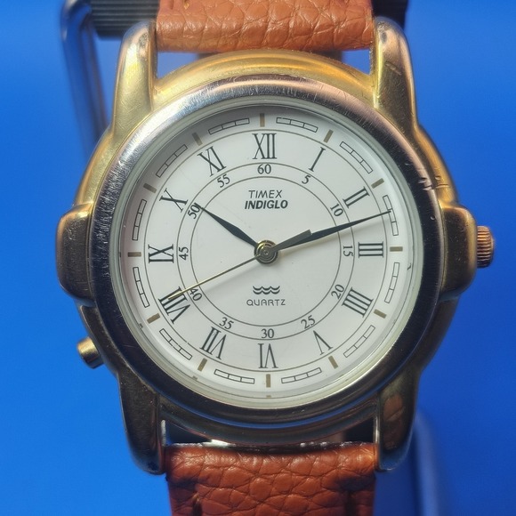 Timex Other - Vintage 1994 Timex Roman Dial 37mm Mens Quartz Dress Watch Restored *No Indiglo